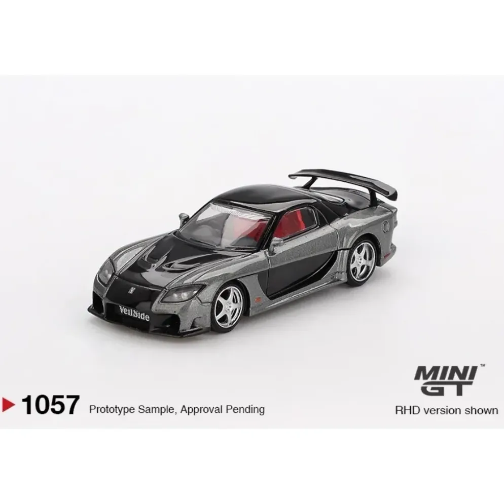 Mazda RX-7 VeilSide Fortune7 - Grey - 1057 - Mini GT