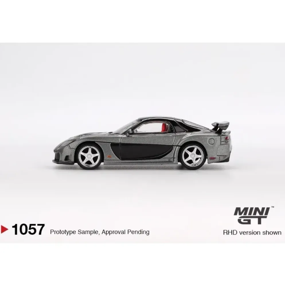 Mazda RX-7 VeilSide Fortune7 - Grey - 1057 - Mini GT