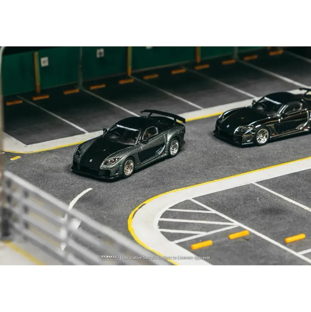 Mazda RX-7 VeilSide Fortune7 - Grå - Tarmac Works - 1:64