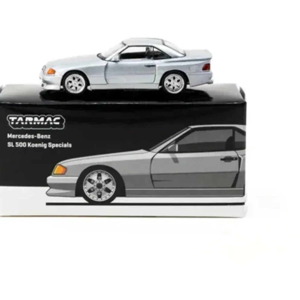 MB SL 500 Koenig Specials - Silver - Tarmac - 1:64
