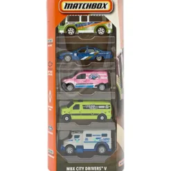 MBX City Drivers V - 5-pack leksaksbilar - Matchbox