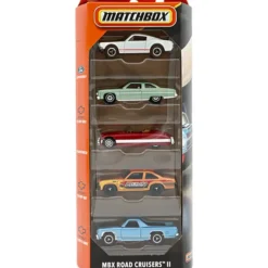 MBX Road Cruisers II - 5-pack leksaksbilar - Matchbox
