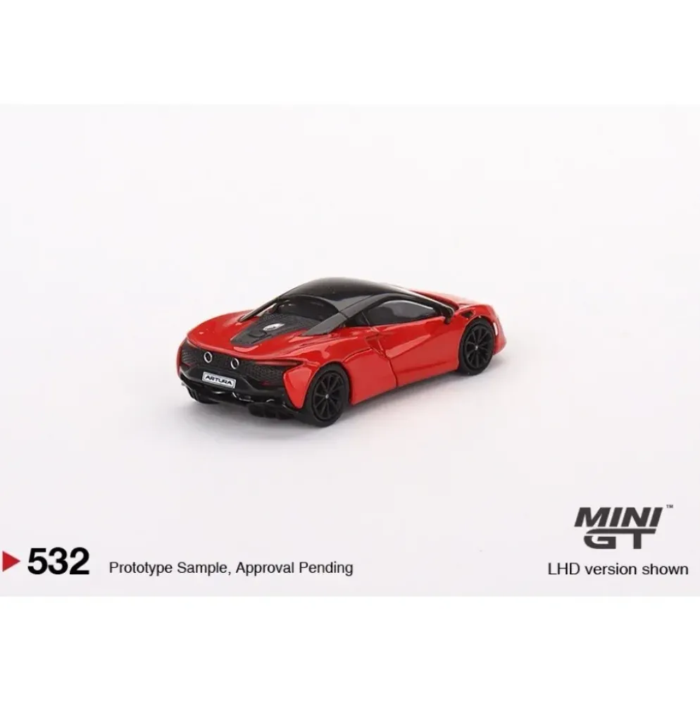 McLaren Artura - Röd - 532 - RHD - Mini GT - 1:64