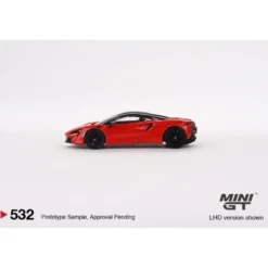 McLaren Artura - Röd - 532 - RHD - Mini GT - 1:64