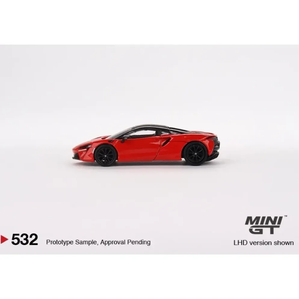 McLaren Artura - Röd - 532 - RHD - Mini GT - 1:64