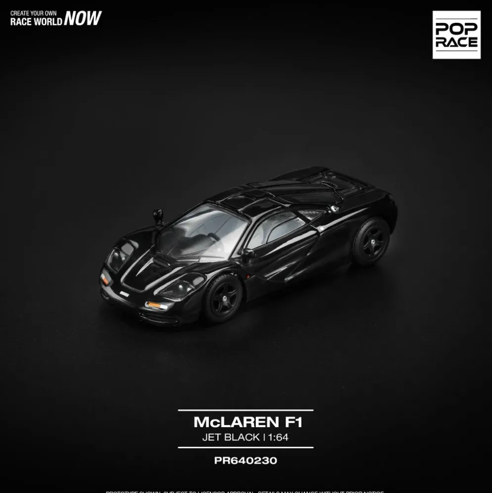 McLaren F1 - Svart - 230 - Pop Race - 1:64