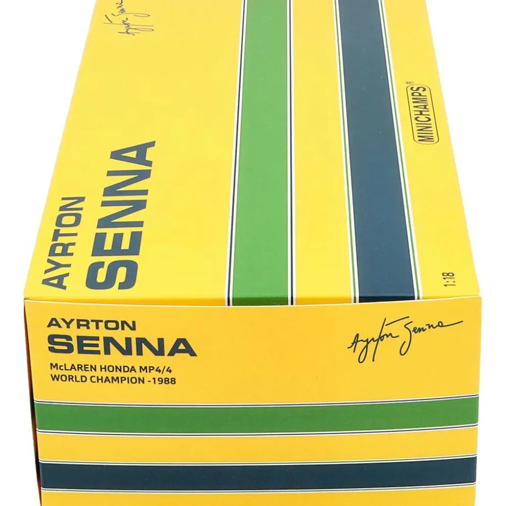 McLaren Honda MP4/4 - WC 1988 - Ayrton Senna - MC - 1:18