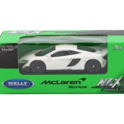 McLaren 675LT - Vit - Welly - 7 cm