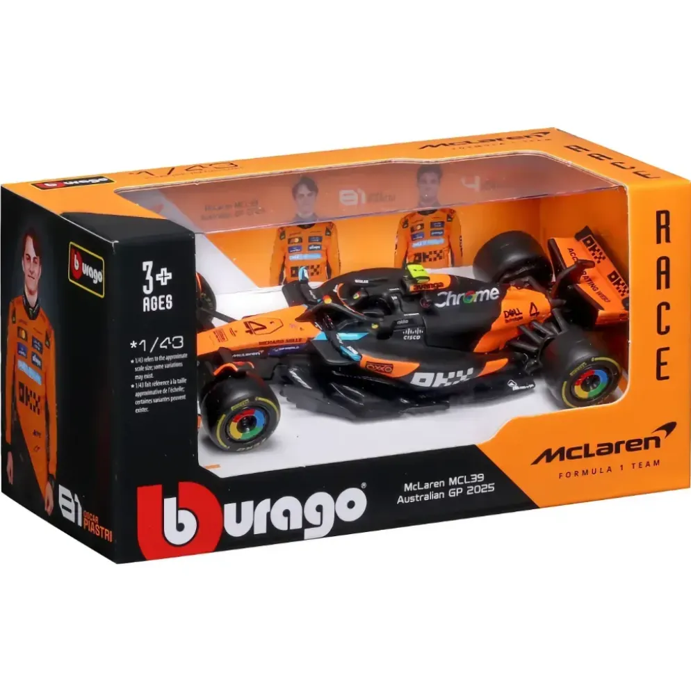 McLaren MCL39 - Lando Norris - Australian GP 2025 - Bburago - 1:43