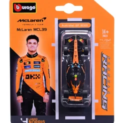 McLaren MCL39 - Lando Norris - Bburago - 1:64 - 9 cm