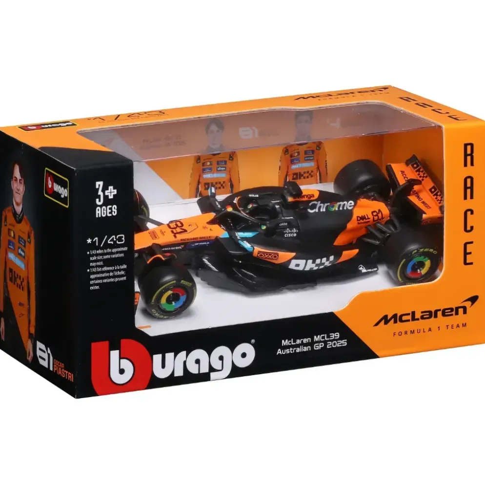 McLaren MCL39 - Oscar Piastri - Australian GP 2025 - Bburago - 1:43