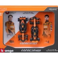 McLaren MCL38 - 2024 - Piastri + Norris - Bburago - 1:43