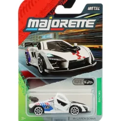 McLaren Senna - Vit - Racing Premium Cars - Majorette - 7 cm