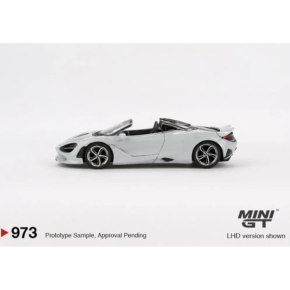 McLaren 750S Spider Cirrus Grey - Grå - 973 - Mini GT - 1:64