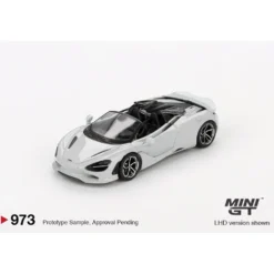 McLaren 750S Spider Cirrus Grey - Grå - 973 - Mini GT - 1:64