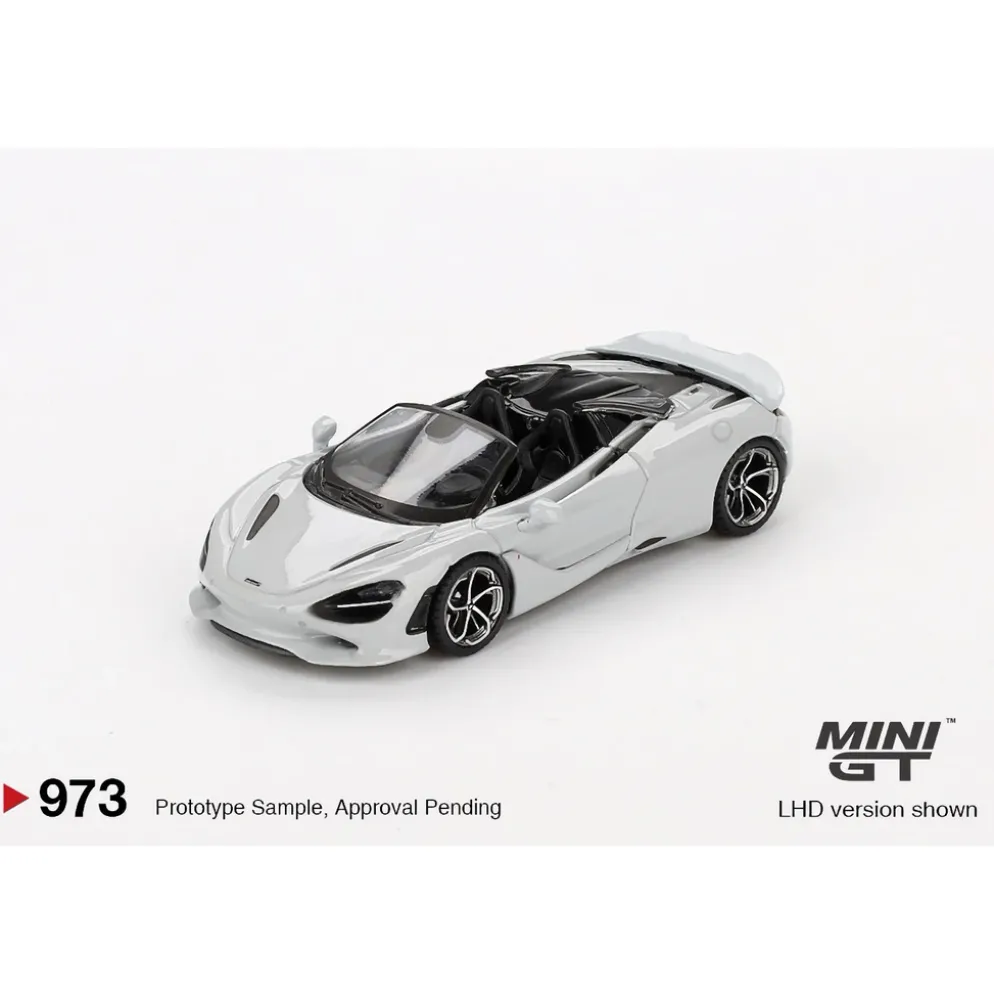 McLaren 750S Spider Cirrus Grey - Grå - 973 - Mini GT - 1:64