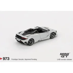 McLaren 750S Spider Cirrus Grey - Grå - 973 - Mini GT - 1:64