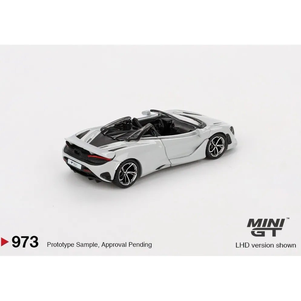 McLaren 750S Spider Cirrus Grey - Grå - 973 - Mini GT - 1:64