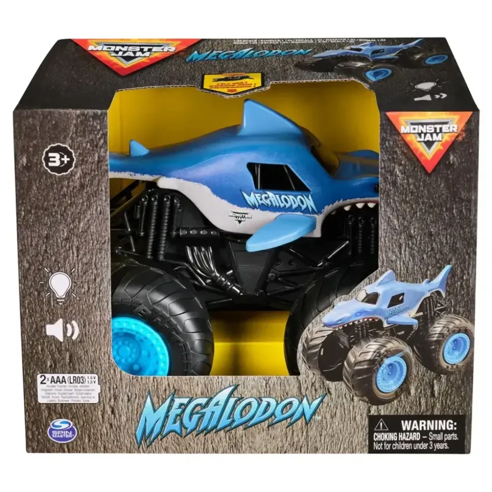 Megalodon - Monster Jam - Ljud och Ljus - 21 cm