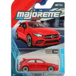 Mercedes-AMG A35 - Röd - Showroom Premium Cars - Majorette - 7 cm
