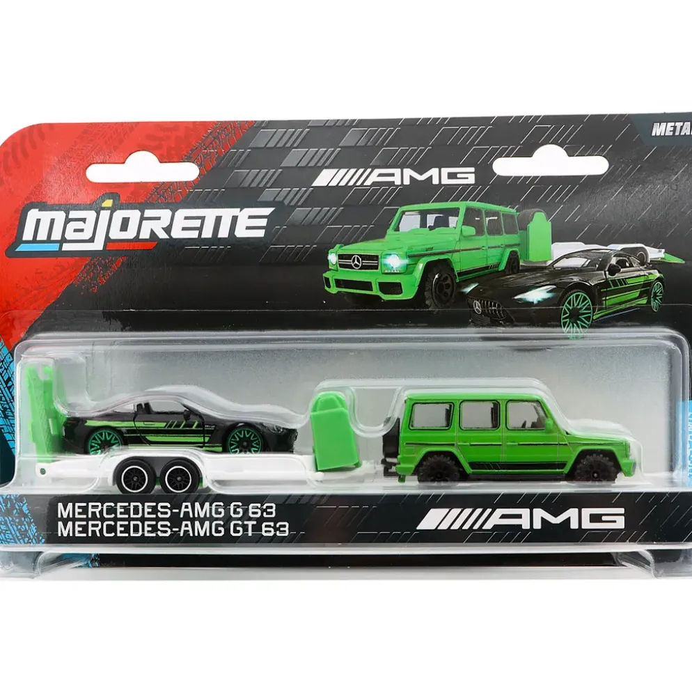 Mercedes-AMG G 63 och Mercedes-AMG GT 63 - Mercedes-AMG Deluxe Trailer - Majorette