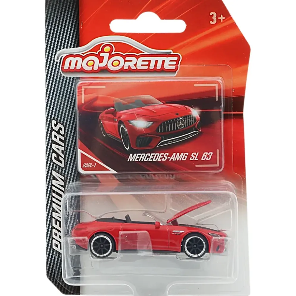 Mercedes-AMG SL 63 - Röd - Premium Cars - Majorette - 7 cm