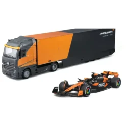 Mercedes-Benz Actros Gigaspace + McLaren MCL38 #4 - Bburago - 1:43