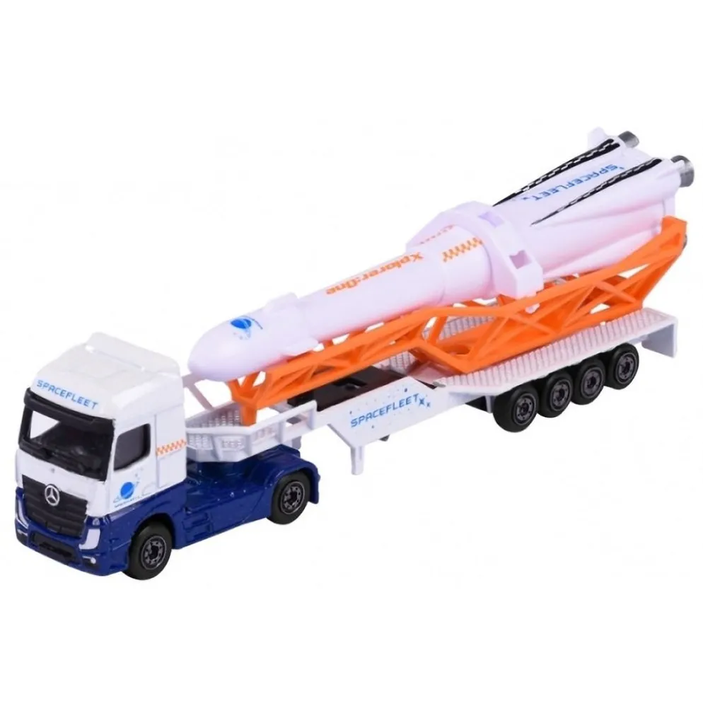 Mercedes-Benz Actros - Rymdraket - Transporter - Majorette