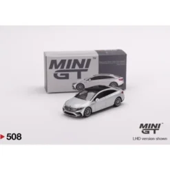 Mercedes-Benz EQS 580 4MATIC - Silver - 508 - Mini GT - 1:64
