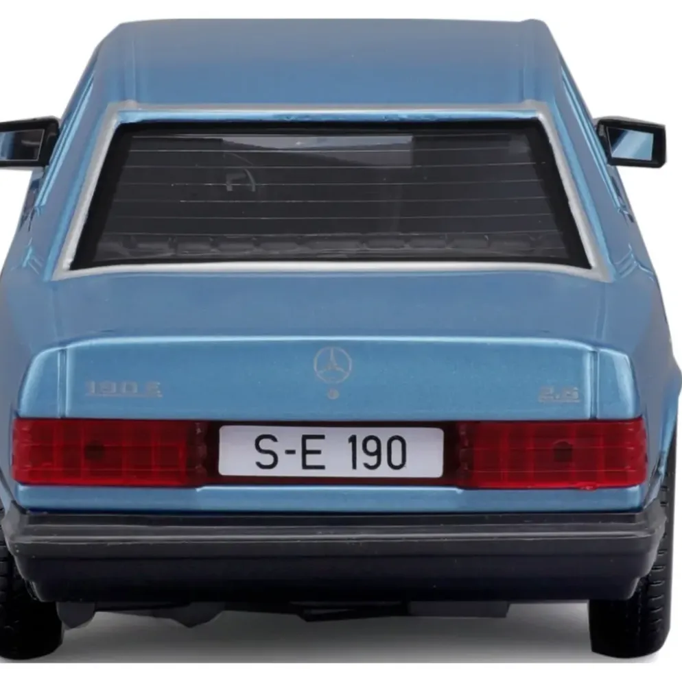 Mercedes-Benz 190 E 2.6 - W201 - Blå - Bburago - 1:24