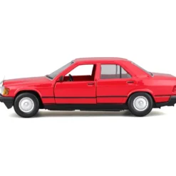 Mercedes-Benz 190 E 2.6 - W201 - Röd - Bburago - 1:24