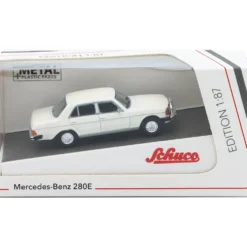 Mercedes-Benz 280E (W123) - 1975 - Vit - Schuco - 1:87