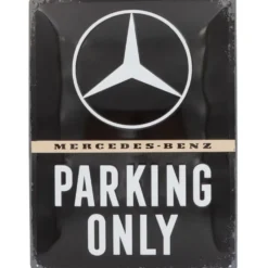 Mercedes-Benz - Parking Only - Plåtskylt - 30x40 cm