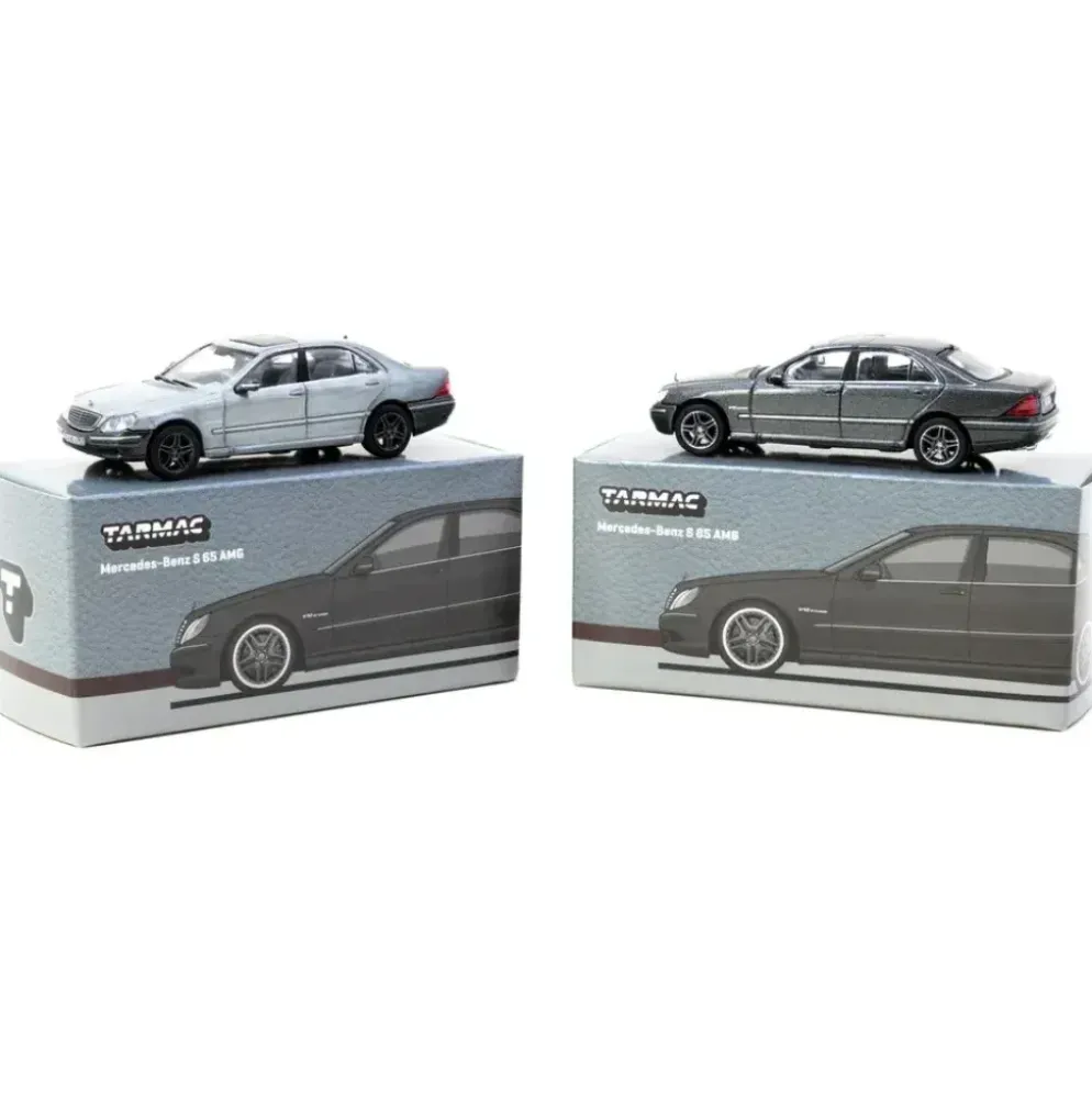 Mercedes-Benz S 65 AMG - Grå - Tarmac Works - 1:64