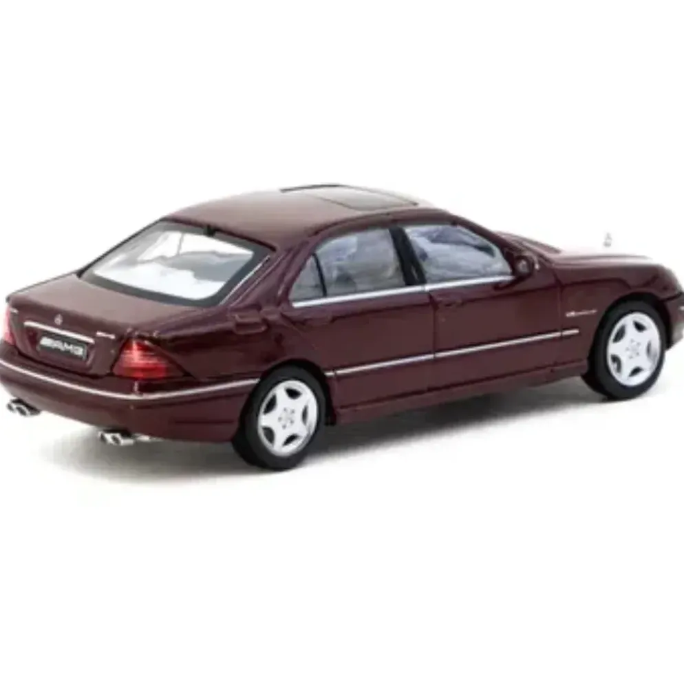 Mercedes-Benz S 55 AMG - Röd - Tarmac Works - 1:64