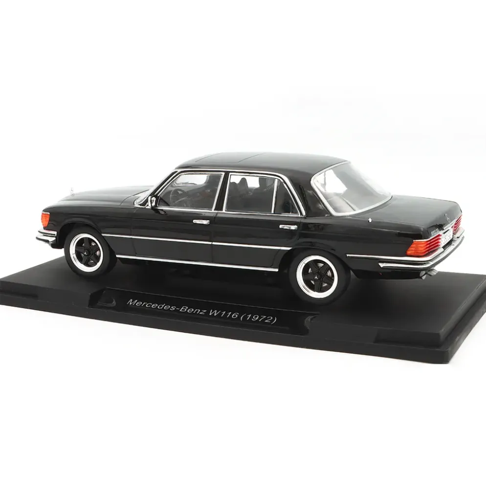 Mercedes-Benz S-Class 350 SE (W116) - 1972 - Svart - Modelcar Group - 1:18