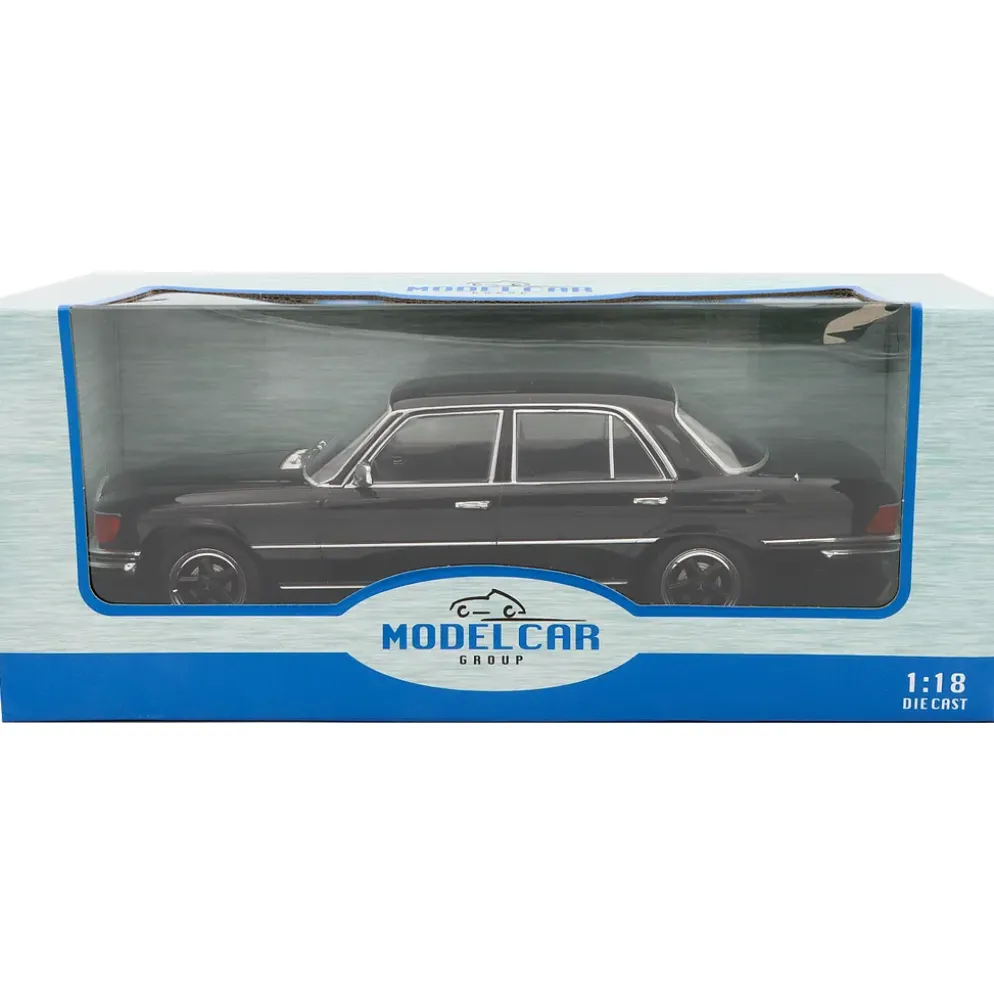 Mercedes-Benz S-Class 350 SE (W116) - 1972 - Svart - Modelcar Group - 1:18