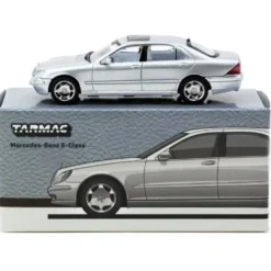 Mercedes-Benz S-Class S 500 (W220) - Silver - Tarmac Works - 1:64