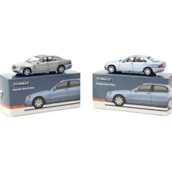 Mercedes-Benz S-Class (W220) - Blå - Tarmac Works - 1:64