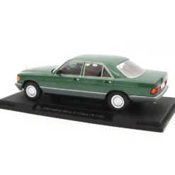 Mercedes-Benz S-Class (W126) - Mörkgrön metallic - 1979 - MCG - 1:18