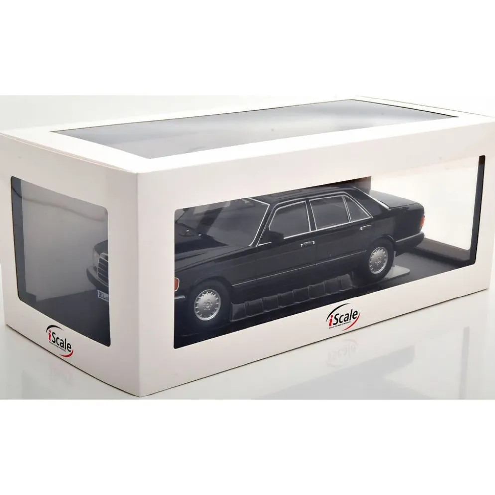 Mercedes-Benz S-Class W126 - 1985 - Svart - iScale - 1:18