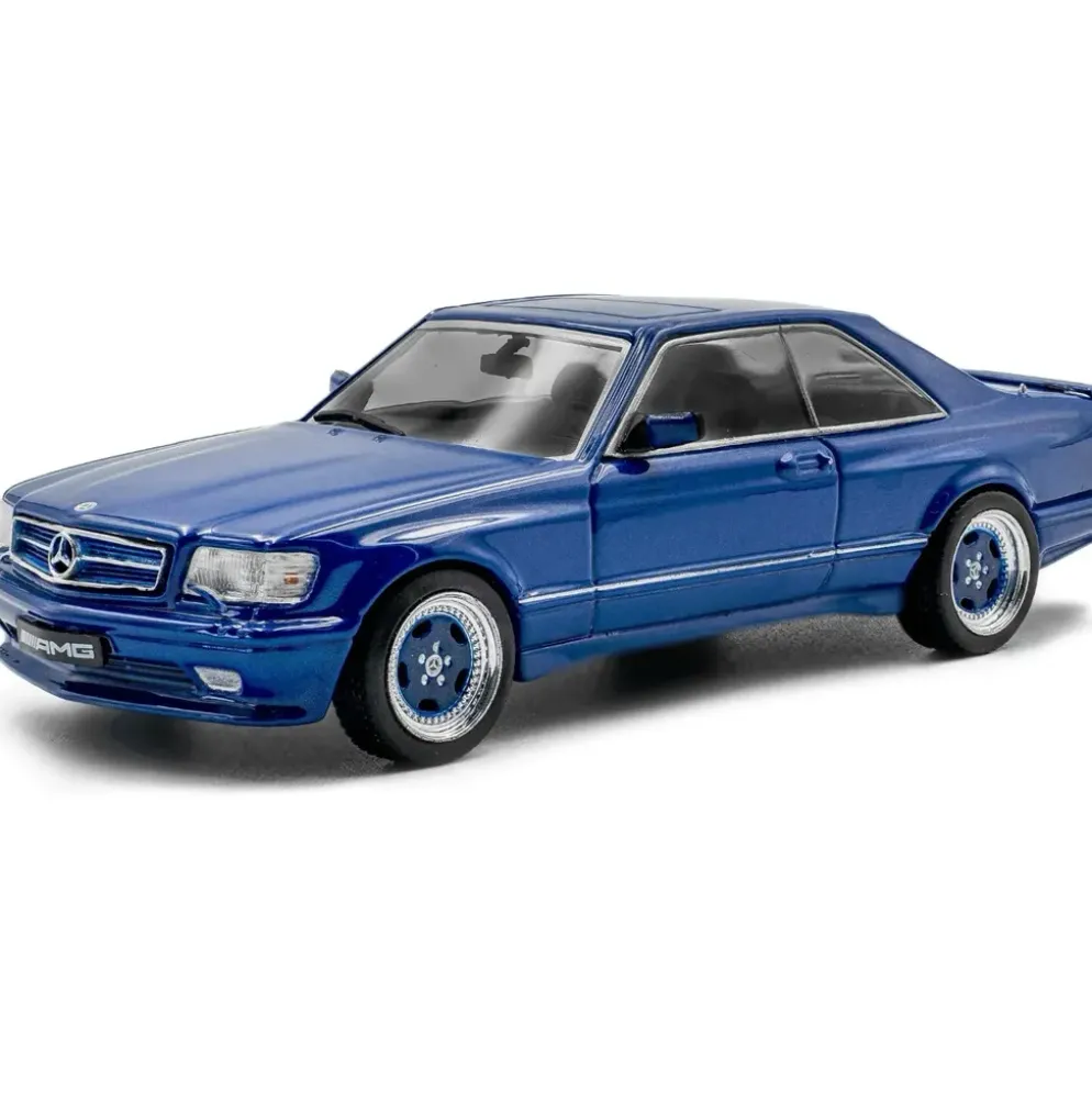 Mercedes-Benz 560 SEC AMG - Blå - 1990 - Solido - 1:43