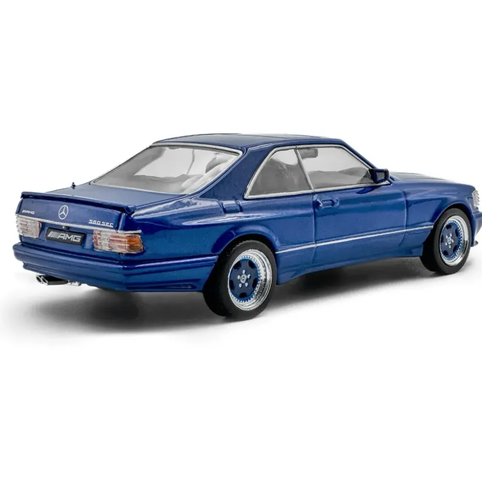 Mercedes-Benz 560 SEC AMG - Blå - 1990 - Solido - 1:43