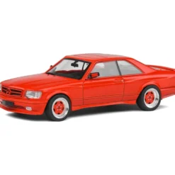 Mercedes-Benz 560 SEC AMG Widebody 1990 Röd - Solido - 1:43