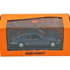 Mercedes-Benz 600 SEC (C140) 1992 - Blå - Minichamps - 1:43