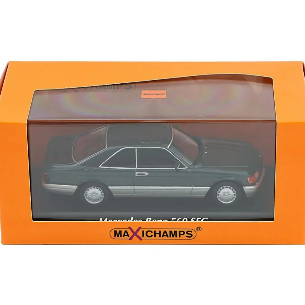 Mercedes-Benz 560 SEC - 1986 - Svart - Minichamps - 1:43