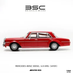 Mercedes-Benz 300 SEL 6.8 AMG (W109) - Röd - BSC - 1:64