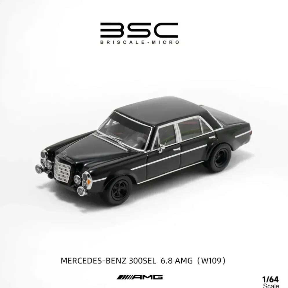 Mercedes-Benz 300 SEL 6.8 AMG (W109) - Svart - BSC - 1:64