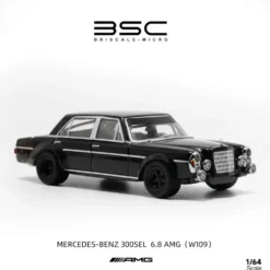 Mercedes-Benz 300 SEL 6.8 AMG (W109) - Svart - BSC - 1:64