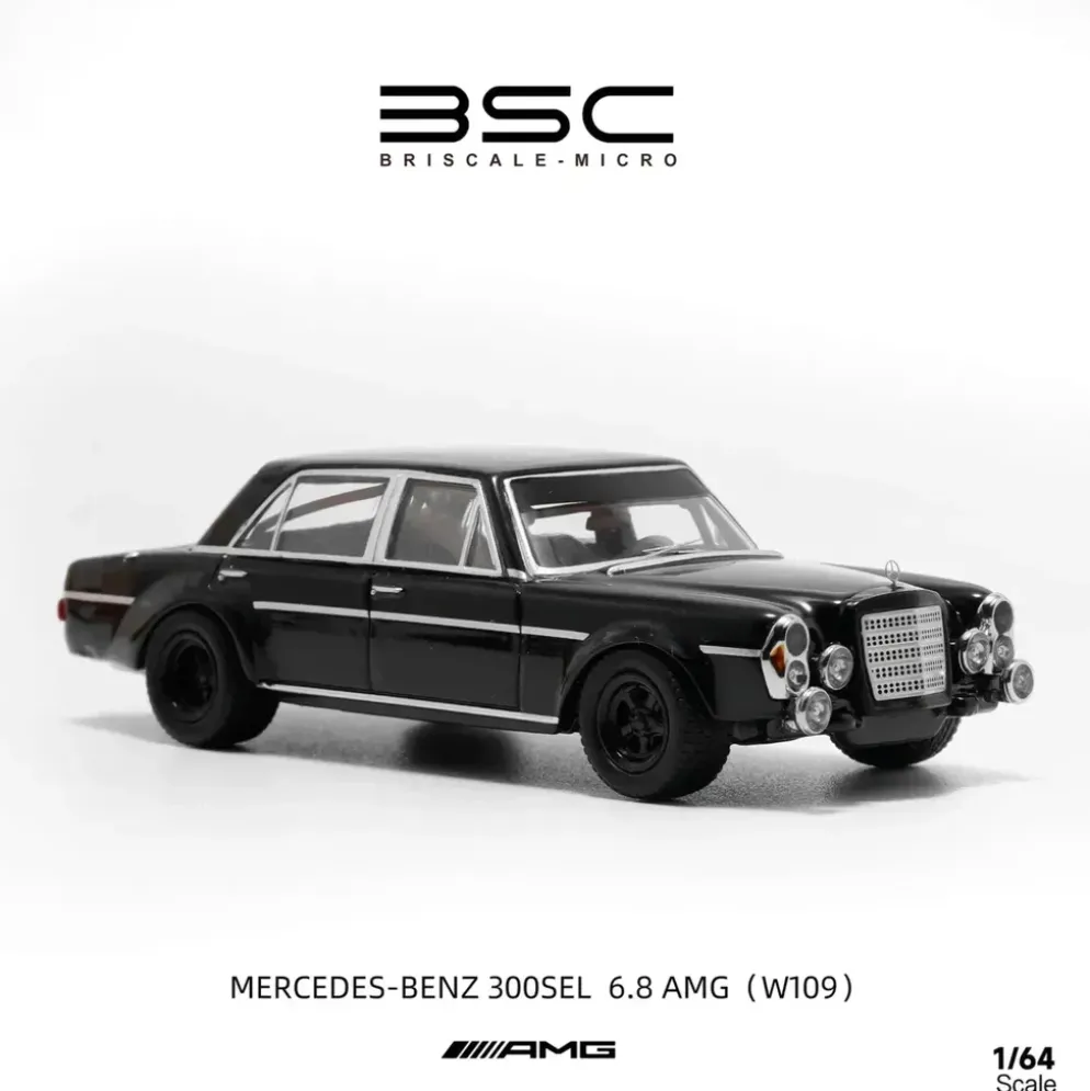 Mercedes-Benz 300 SEL 6.8 AMG (W109) - Svart - BSC - 1:64